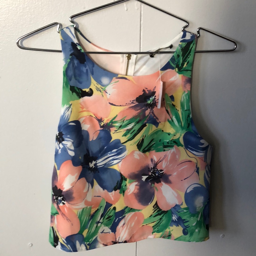 Floral Sleeveless Top
